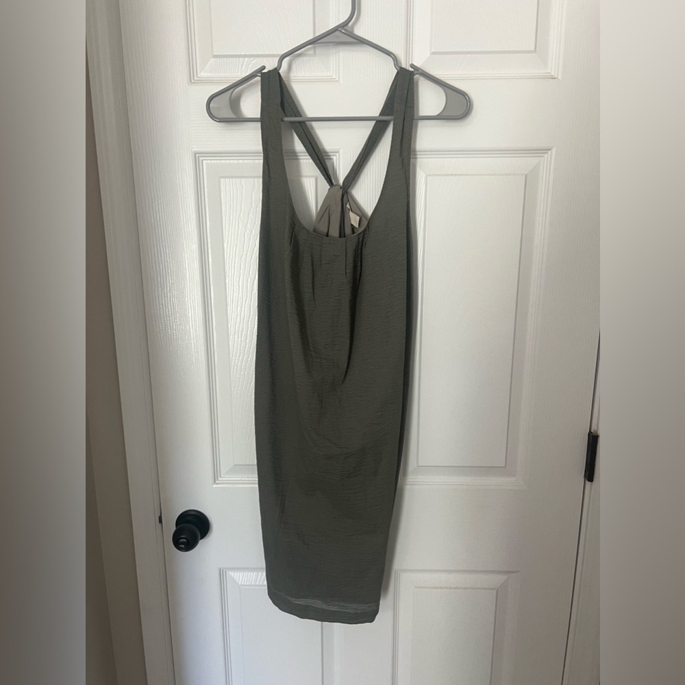 Grey j crew dress